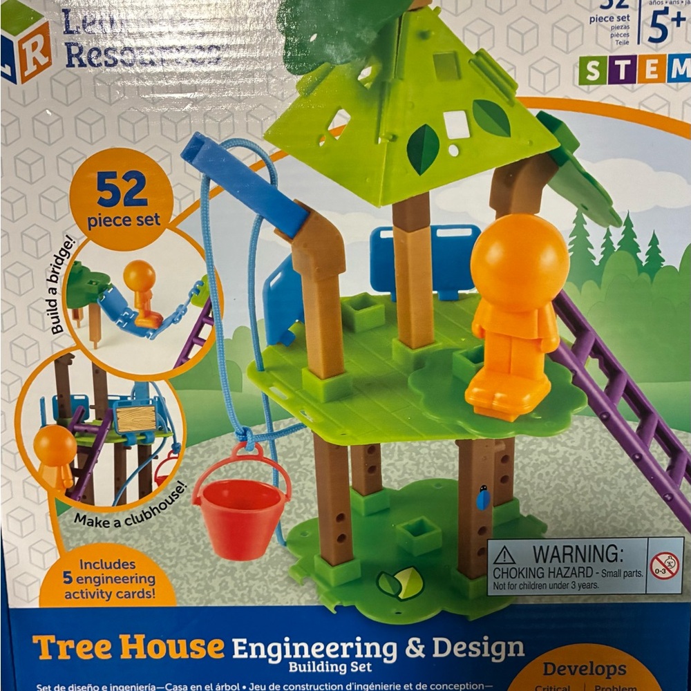 NWOT STEM Tree House Building Set - Age 5+